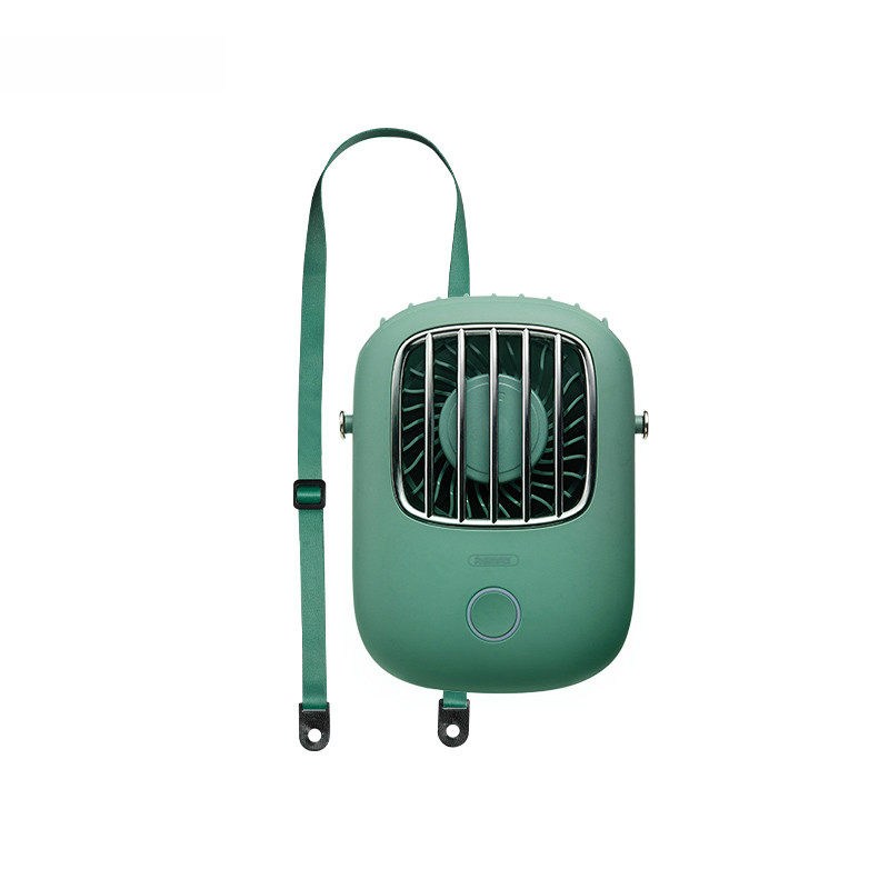 remax风扇随身便携挂脖usb充电静音办公室桌上usb风扇