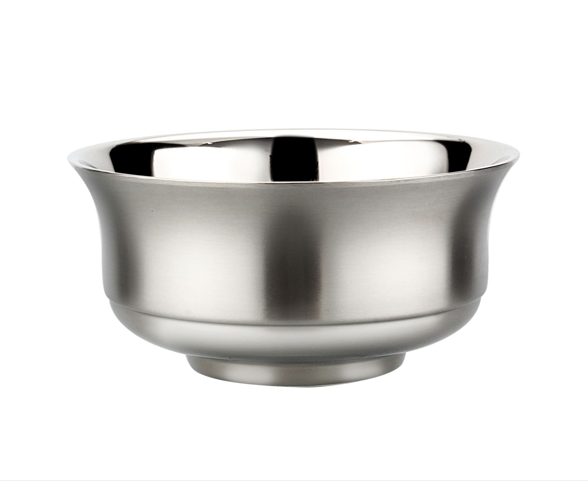 乐悠家 304不锈钢碗加厚大号双层吃饭碗儿童成人家用带盖碗筷套装