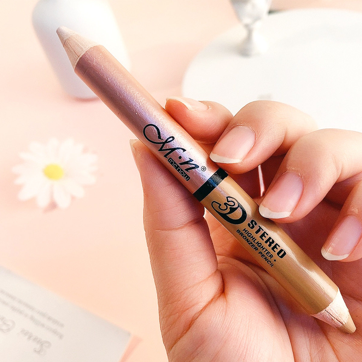 眼影美诺高光修容笔卧蚕笔眼妆哑光自然阴影遮瑕眼线