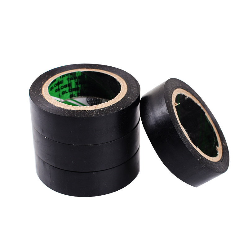 黑色电工防火防水耐高温pvc胶带电线塑料阻燃电工胶带