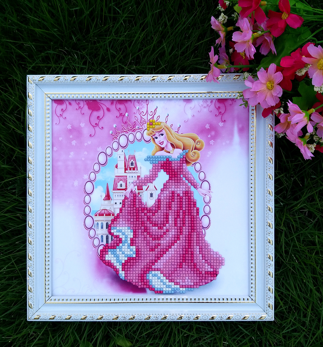 儿童点钻钻石画diy手工制作女孩卡通满钻创意宝宝贴画小学生玩具