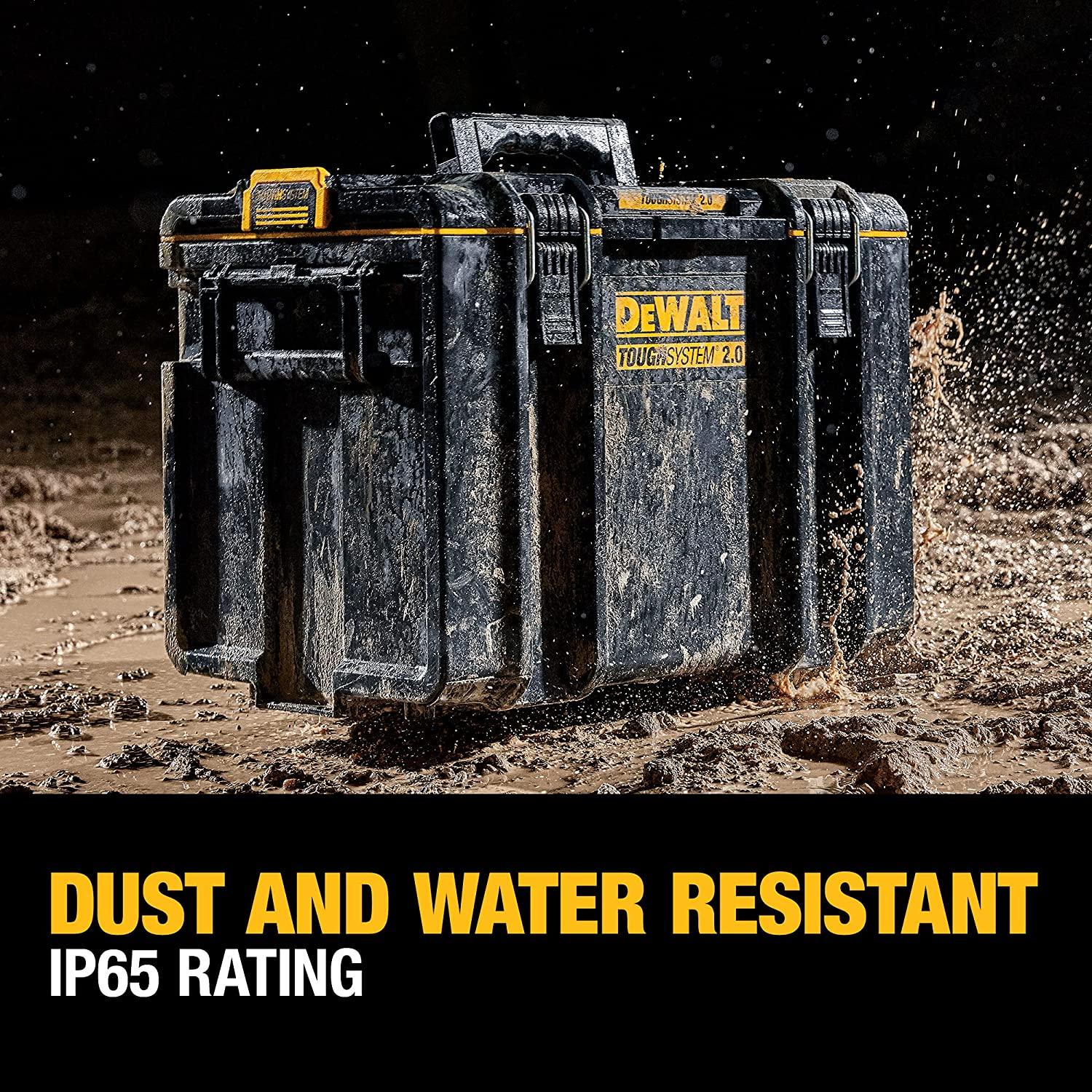 进口得伟dewalt工具收纳磐石系统组合堆叠叠式五金工具箱