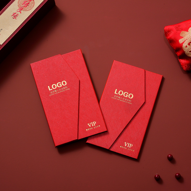 现货会员卡包装盒定制大闸蟹卡套折页礼品卡卡vip贺卡