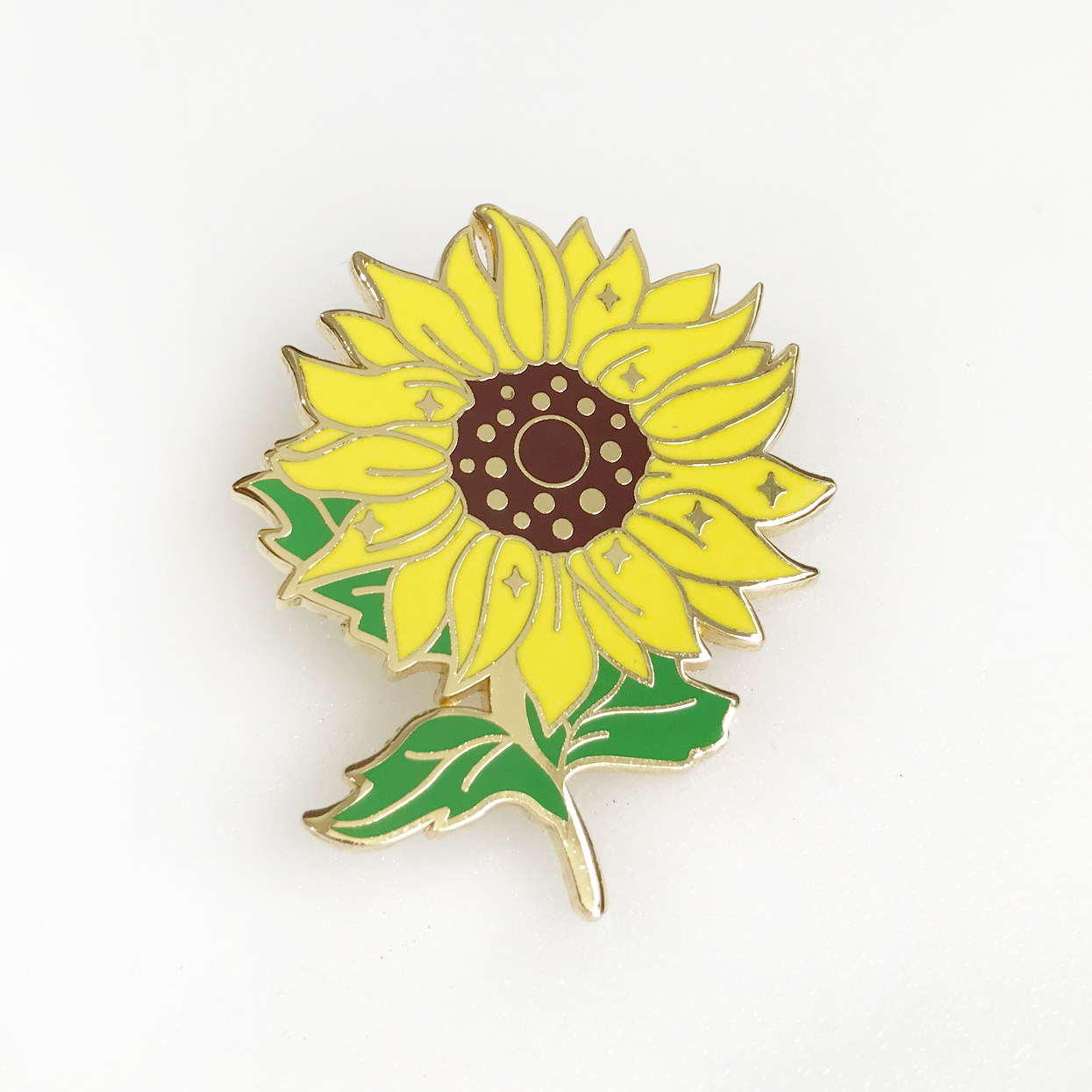 奇妙水岸梵高向日葵胸针女男设计师原创情侣闺蜜胸针