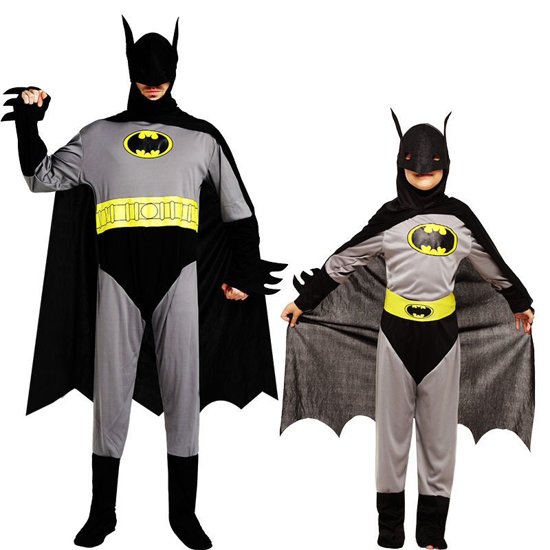 黑色蝙蝠侠角色扮演战士动漫游戏制服万圣节派对cosplay服饰