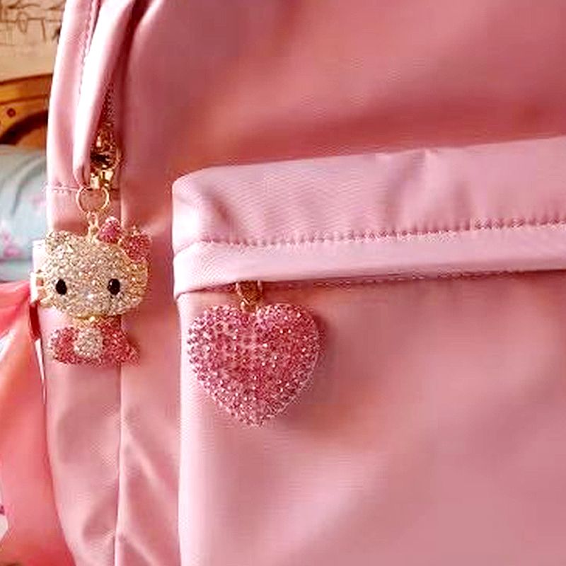 hellokitty汽车钥匙扣包包公仔ins小挂件装饰品女书包可爱凯蒂猫