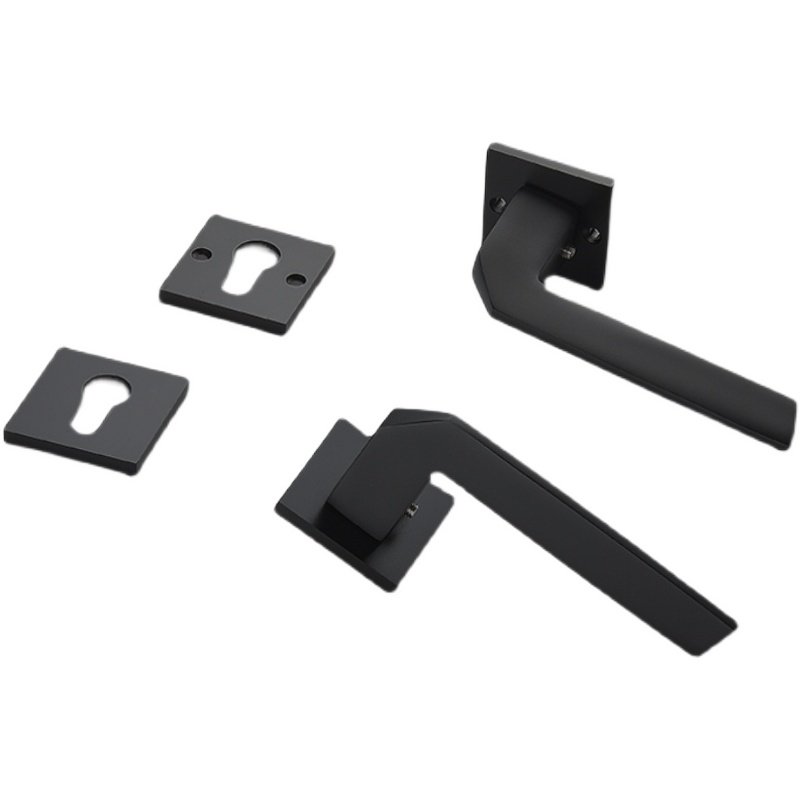 黑色室内门办公木门门锁房门7255系列锁体静音机械门锁