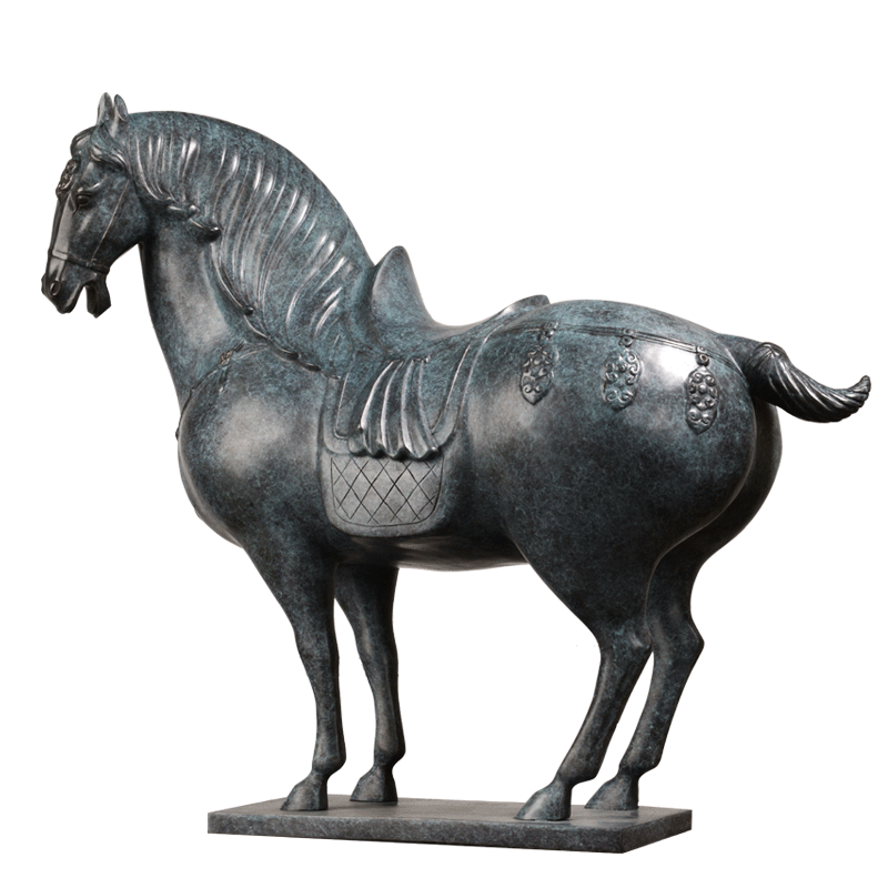 观余 精品纯青铜唐马雕塑办公室客厅摆件家居饰品礼品 大唐朝歌