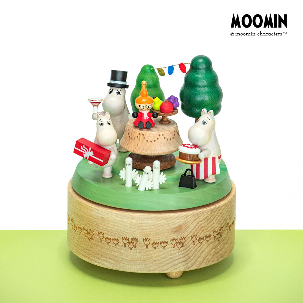 姆明moominjeancard生日派对可爱卡通创意礼物摆件音乐盒