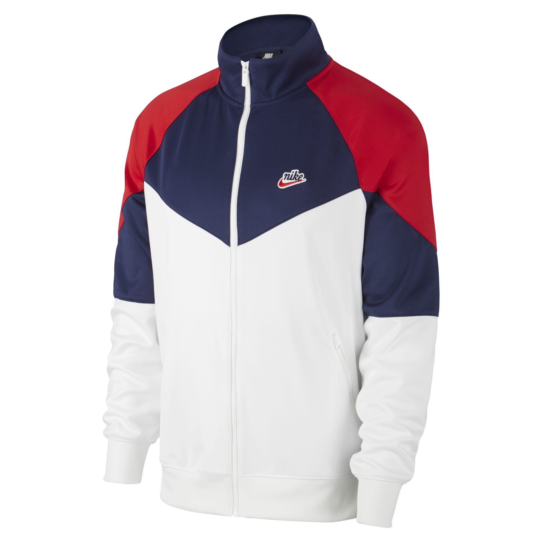 nike耐克男装 风行者立领拼接 外套复古休闲夹克 正品 bv2626-121