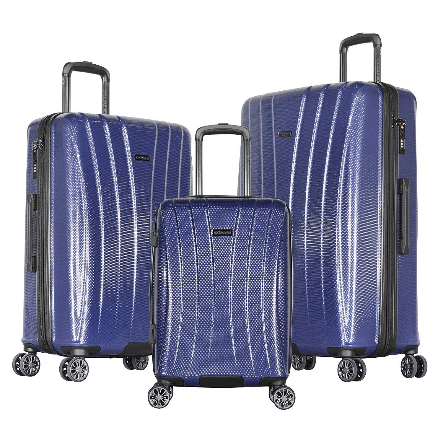 海外代购olympiaathena3件套硬壳万向套装拉杆箱行李箱旅行箱