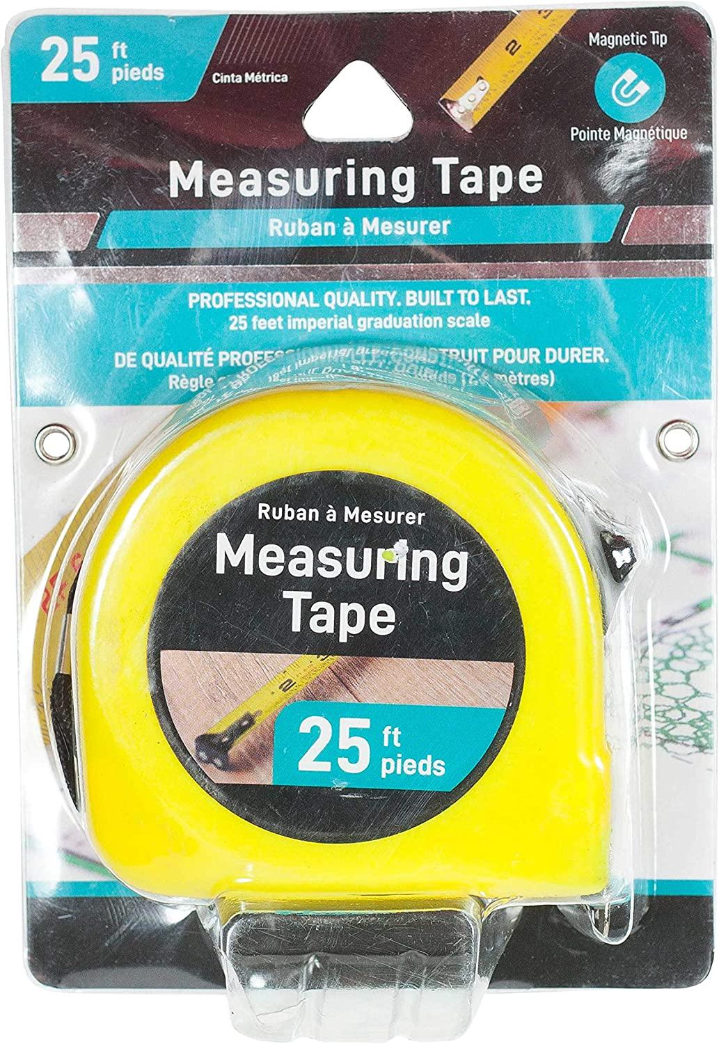 海外代购jacent卷尺专业品质25英尺测量磁头黄色其它测量工具