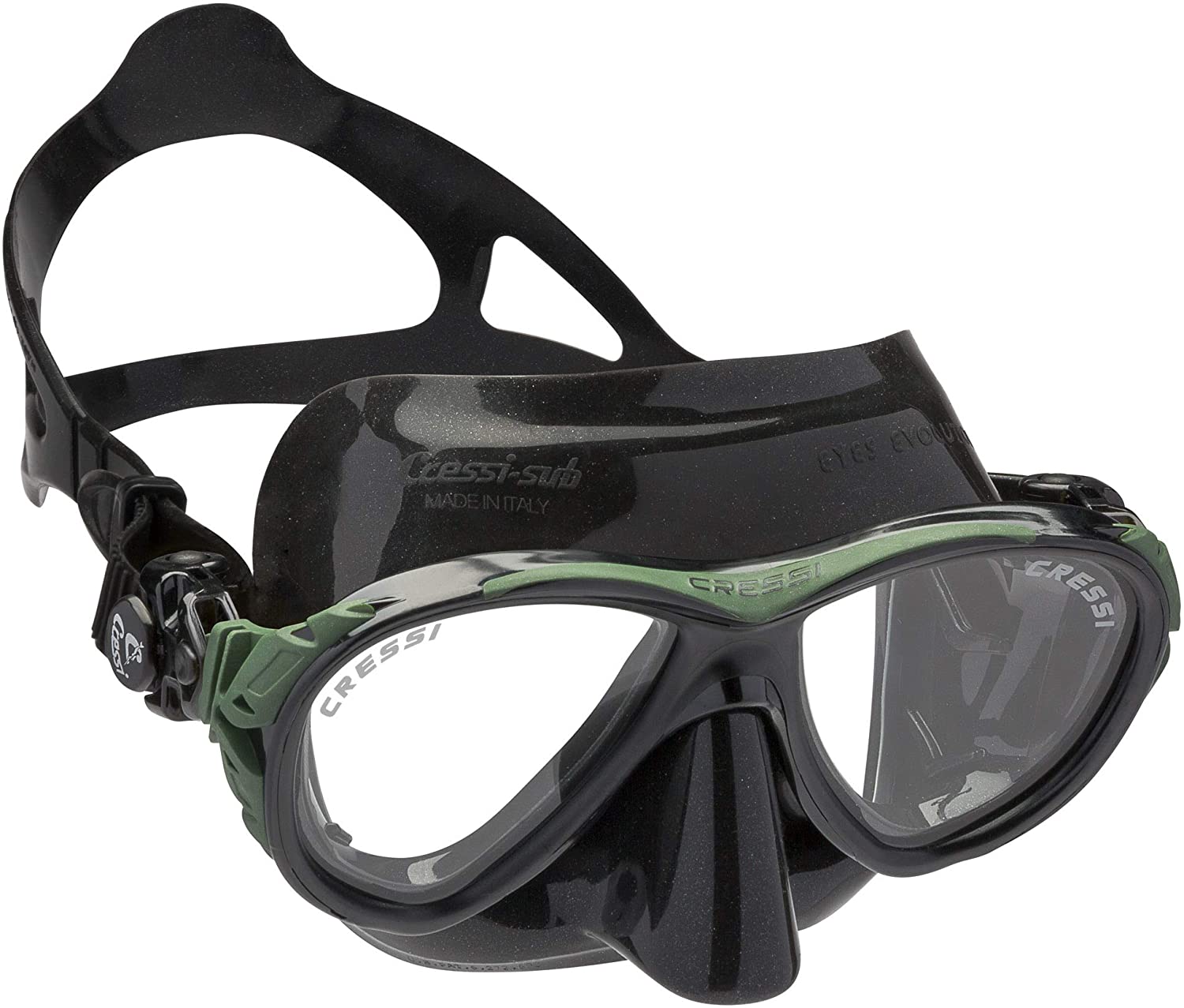 海外代购cressi科越思男式eyesevolution小脸脸型过敏面镜