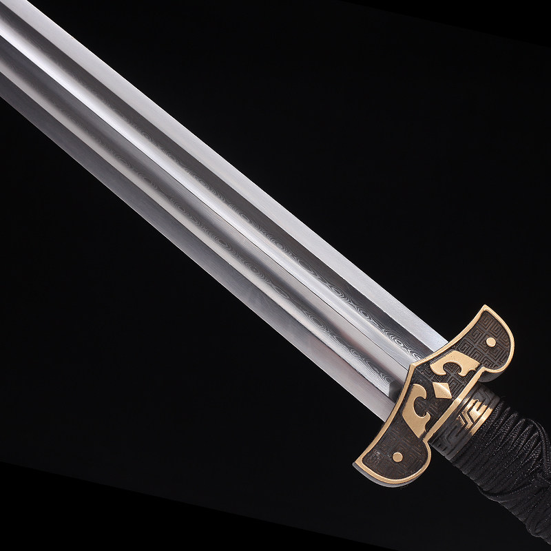 汉剑一体未开长剑硬剑宝剑花纹刀剑攻守研铗刀剑