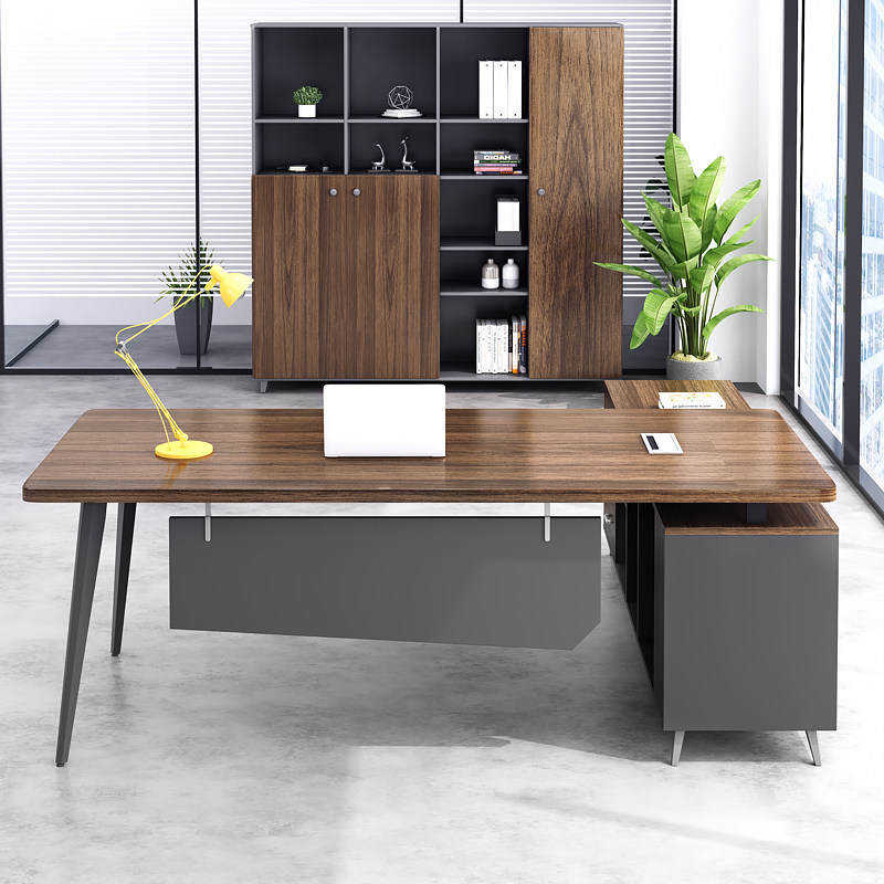 老板主管单人简约办公桌时尚桌子商用办公室米六大班台