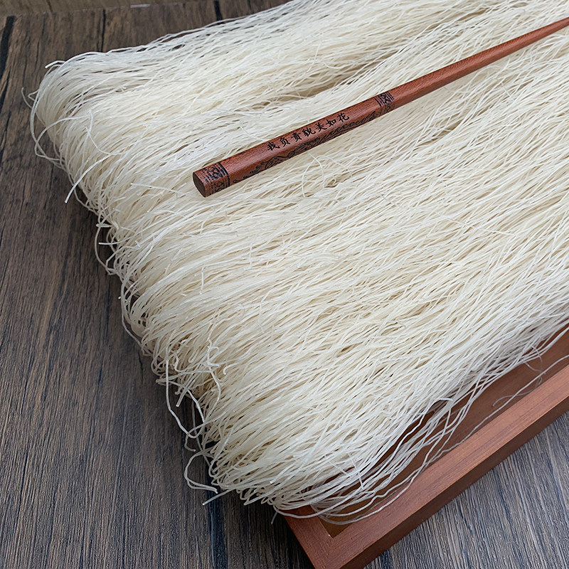 米面浙江台州特产临海小芝手工米粉粉干炒米面条