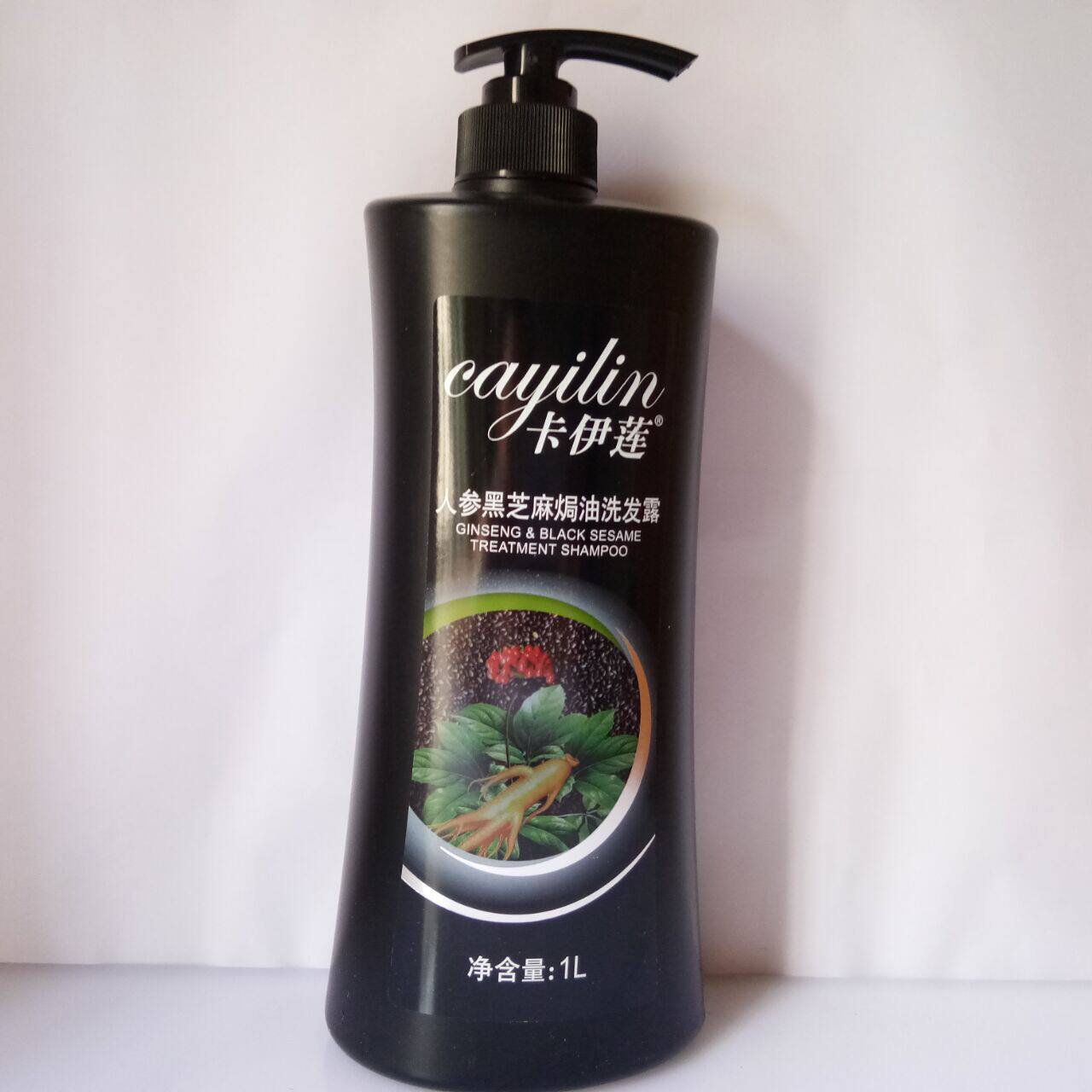 卡伊莲人参芝麻焗油洗发露蚕丝蛋白柔顺护发素改善其它护发