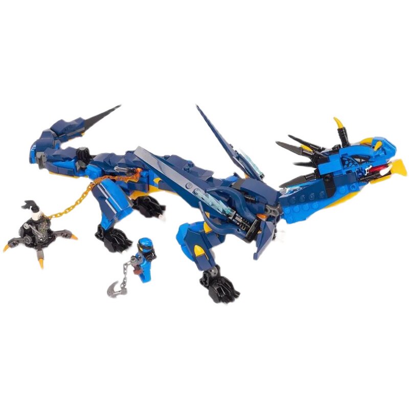 乐高积木幻影忍者系列雷电暴风神龙810岁男孩子塑料积木