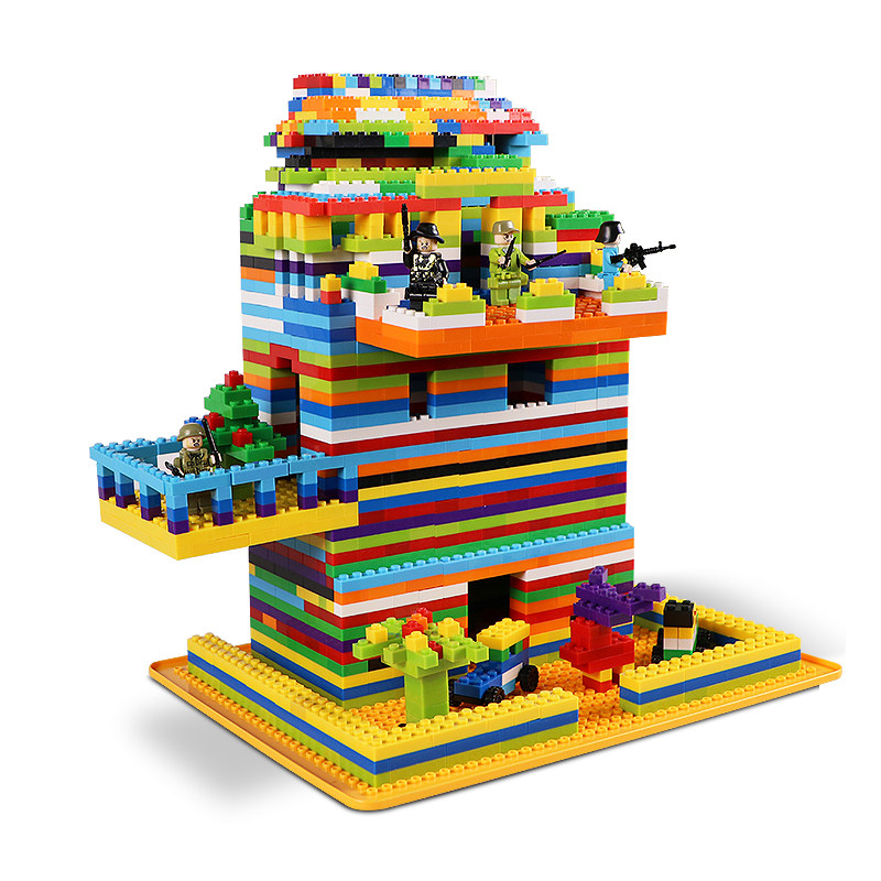 儿童拼插拼图乐高男孩子36周岁立体积木益智玩具建构