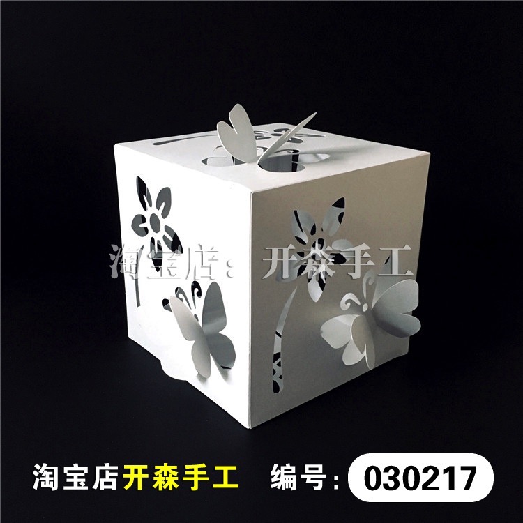 新款 立体纸雕镂空几何体灯罩 立体构成材料 作品成品