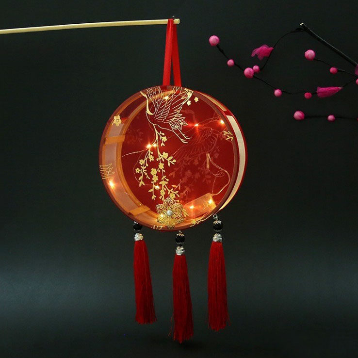 汉服花灯手提中秋新年元宵古风灯笼国潮复古灯笼