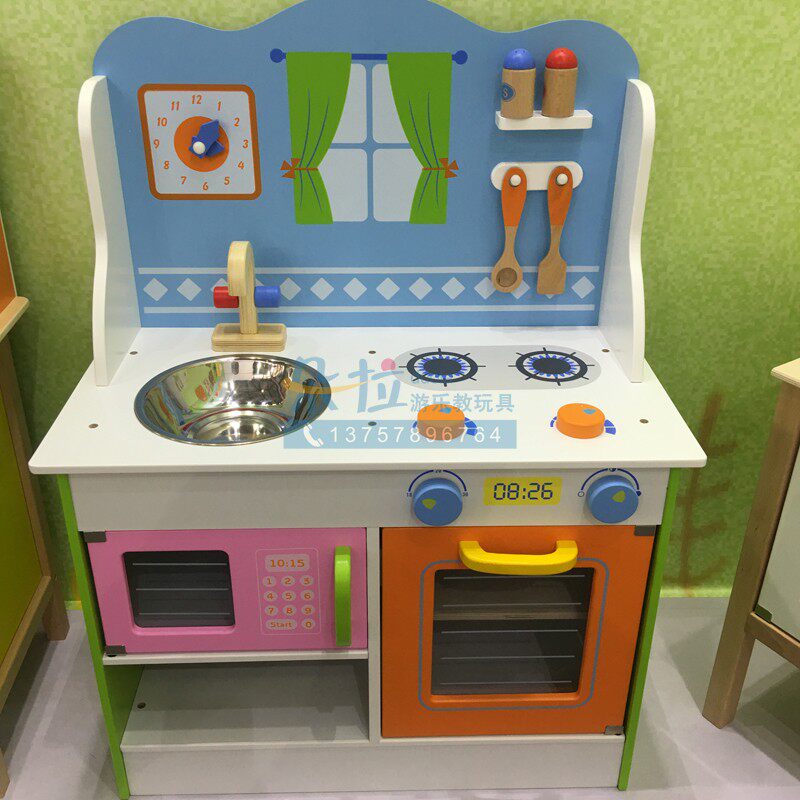 玩具厨房幼儿园早教儿童角色扮演仿真中式大厨过家家过家家玩具