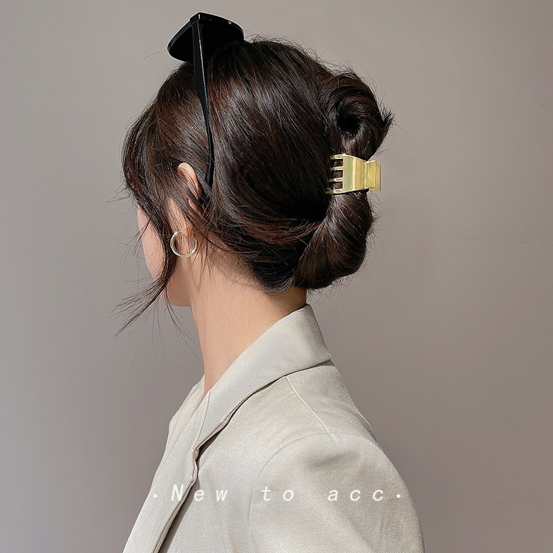 后脑勺夹子头发神器固定马尾高马尾发夹卡子发卡发饰