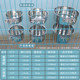 Dog bowl dog bowl anti-overturning hanging cat bowl stainless steel pet food bowl cat bowl fixed drinking bowl hanging cage supplies Dog bowl dog bowl anti-overturning hanging cat bowl stainless steel pet food bowl cat bowl fixed drinking bowl hanging cage supplies
