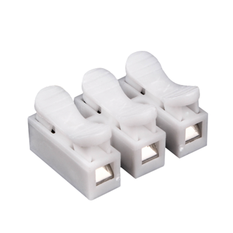 包邮促销500只三位按压接线端子电线连接器快速接头接线端子