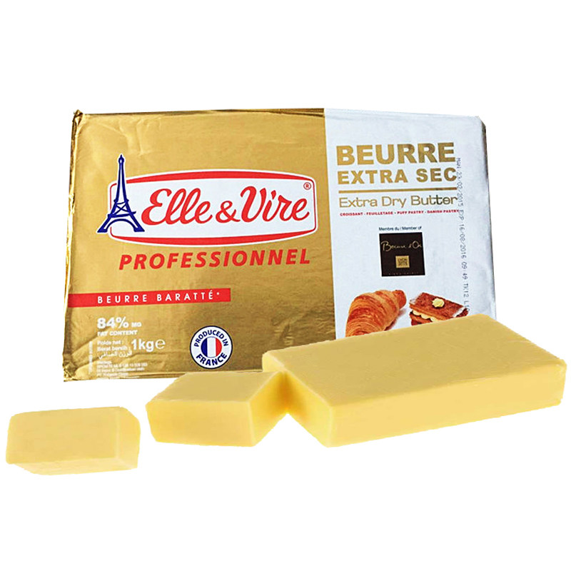 铁塔片状可颂包可颂牛角起酥极干爱乐进口法国黄油