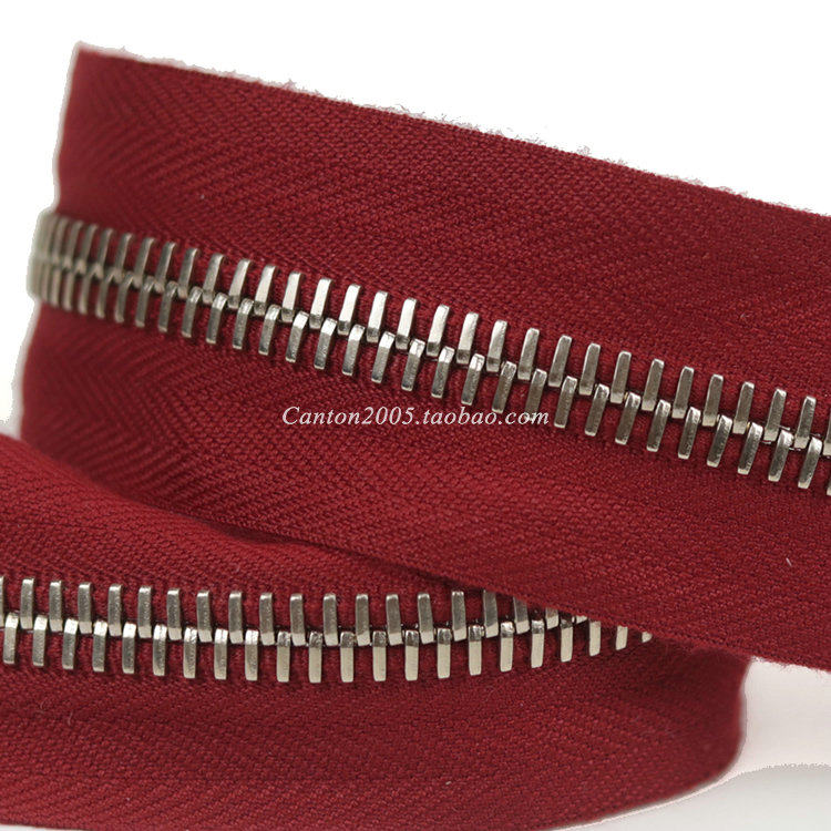 拉链瑞士ririm8combi2410暗红色软布拉链