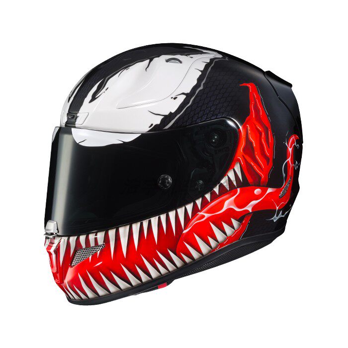 进口现货hjcrpha毒液1代2代屠杀漫威系列摩托车头盔