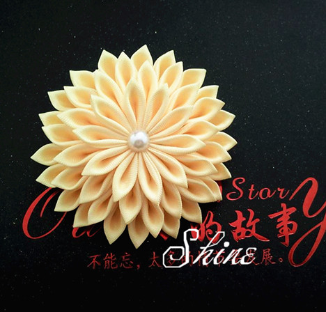 日式和风头饰细工花簪剑菊发夹艺妓新娘和服发饰