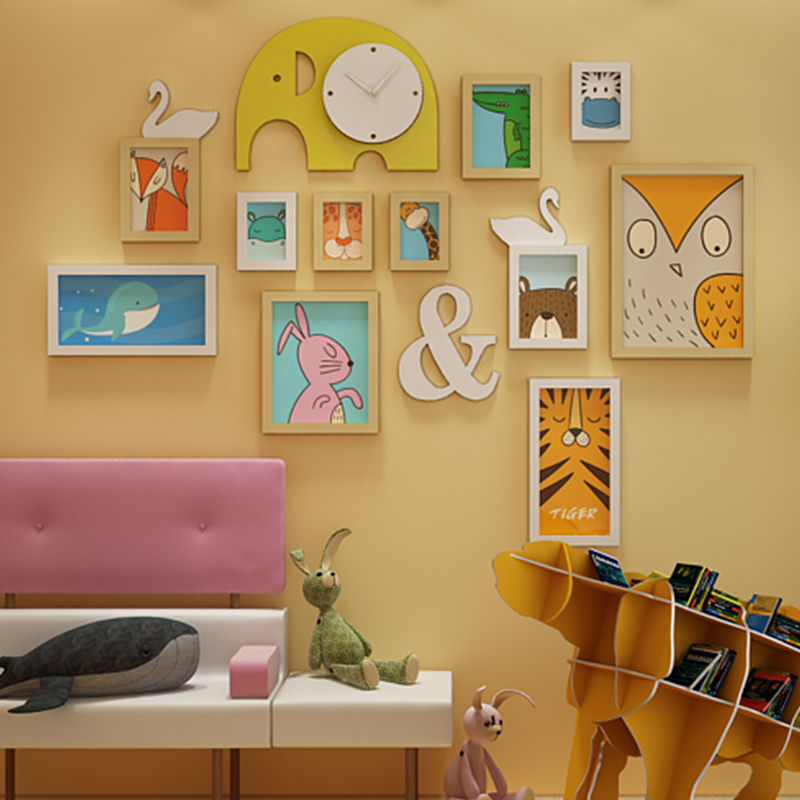 照片儿童框挂时尚个性卧室装饰相框照片墙