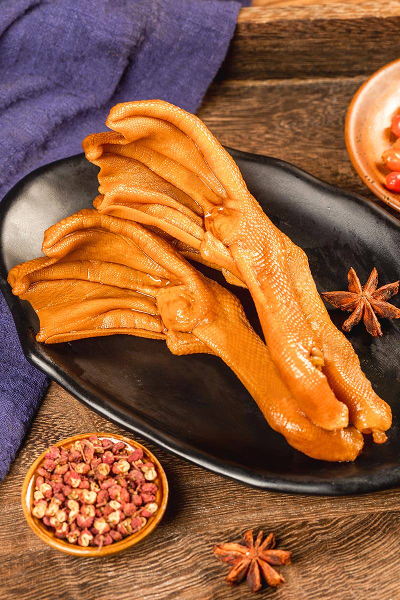 爱尝!福建龙岩香辣卤味泡鸭爪4只