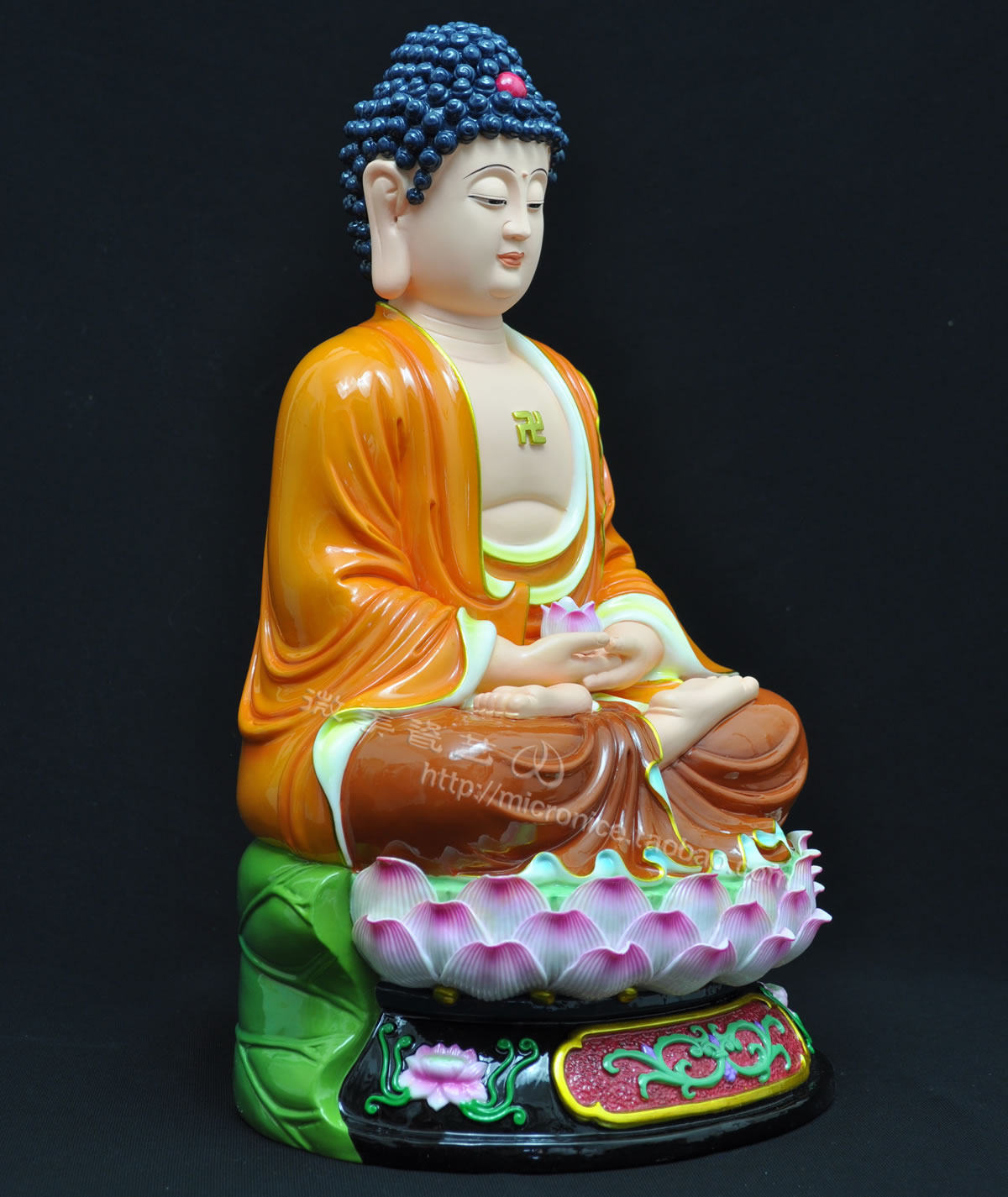 吋手如来如来佛佛像阿弥陀佛释迦牟尼药师德化陶瓷摆件摆件