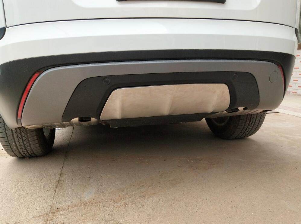 1718款路虎揽胜星脉后保险杠护板 揽胜星脉后包围护板不锈钢改装