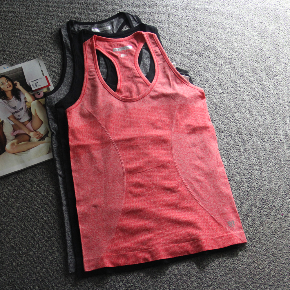 欧美好货无袖健身房运动背心女跑步速干上衣透气宽松瑜伽罩衫外穿