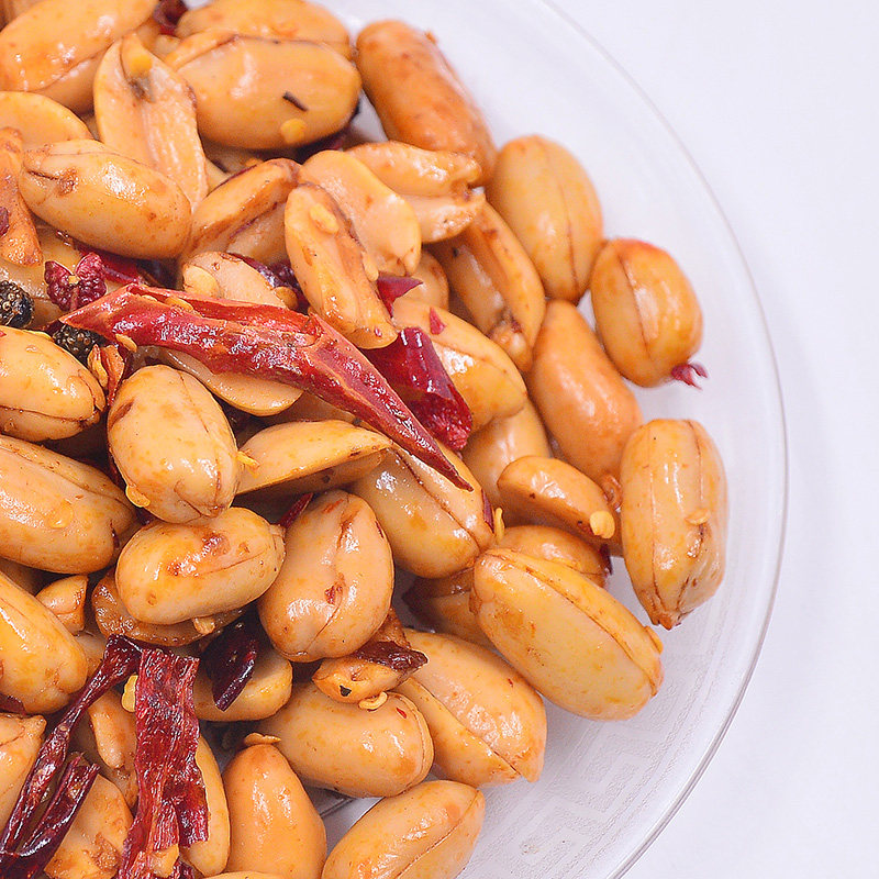 河南开封特产 兴盛德麻辣花生米五香花生420g*6袋 产地直供下酒菜