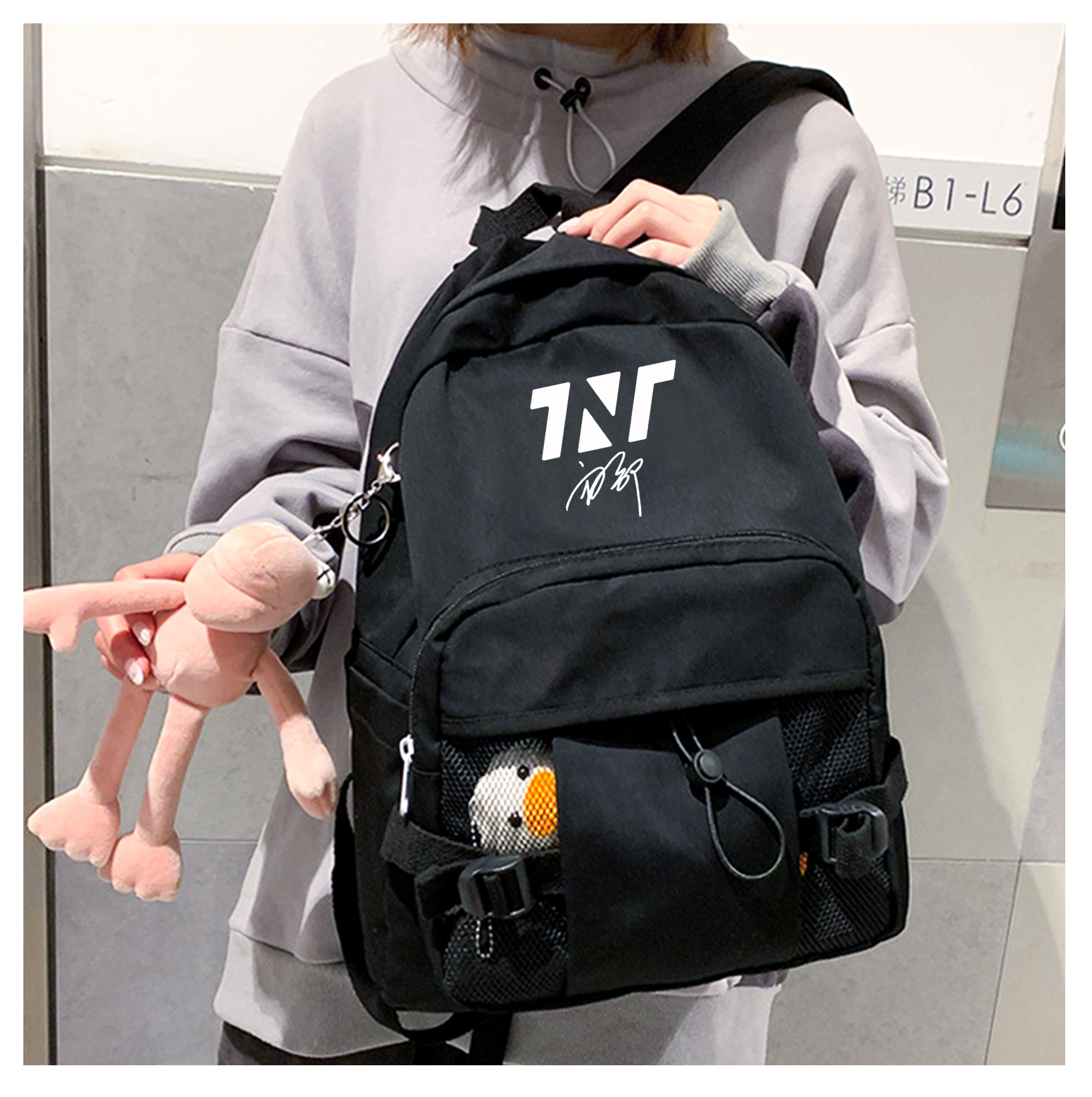 tnt时代少年周边马嘉祺宋亚轩刘耀文同款双肩包学生双肩背包