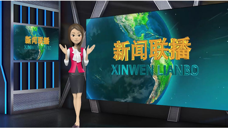 vmix专用虚拟演播室场景新闻直播间主持人抠像背景设计素材