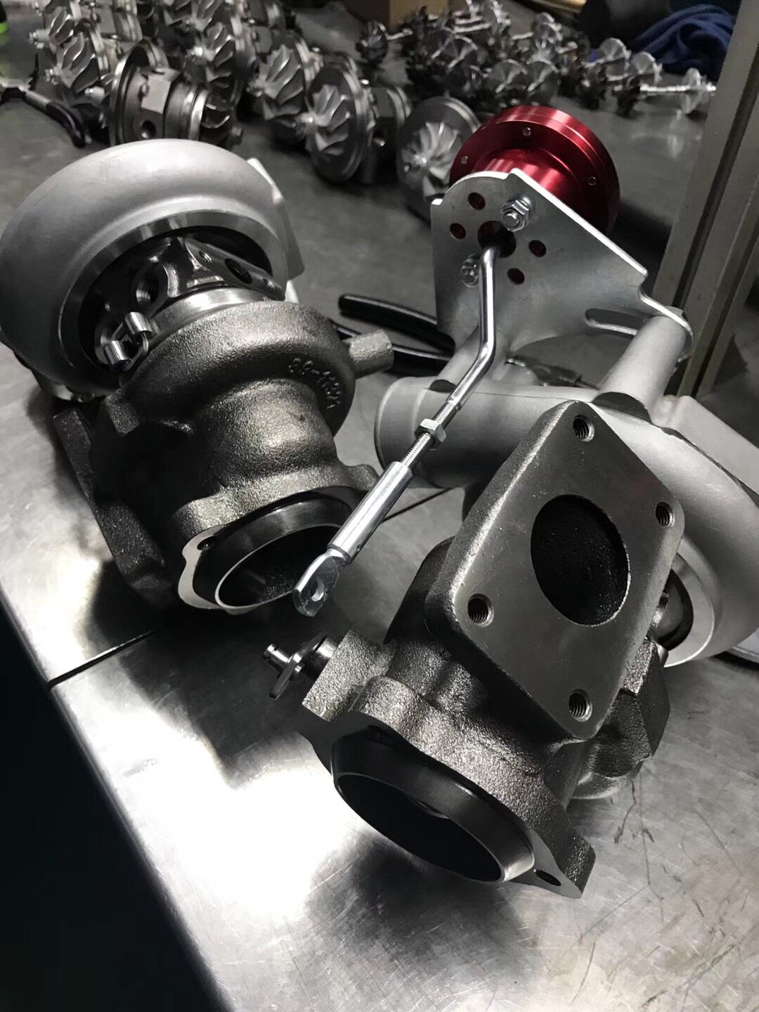 涡轮增压器td04hl19t锻造叶轮萨博saabccd70改装农机配件