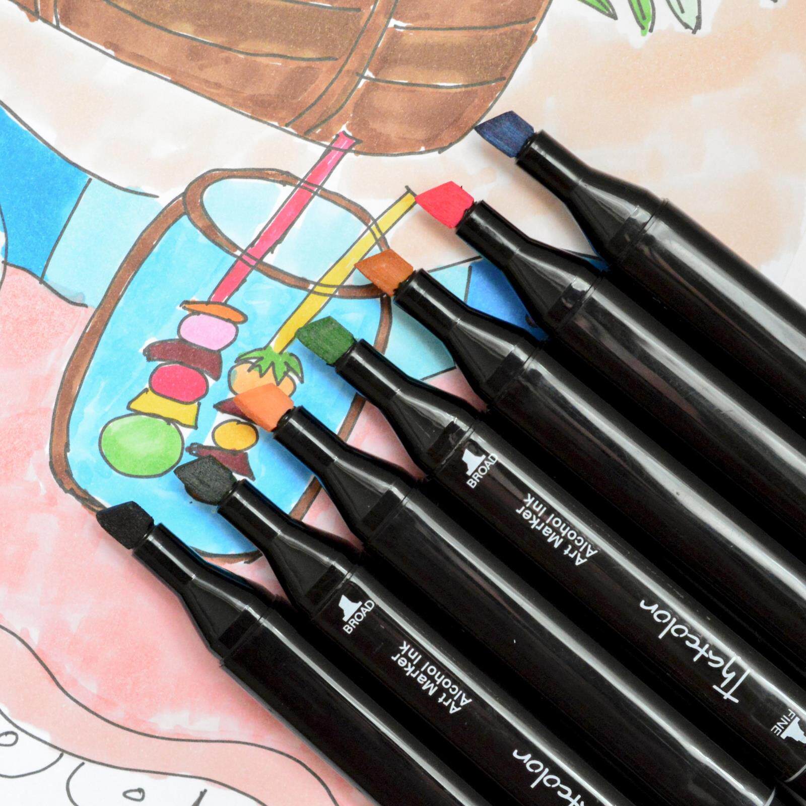 正品touch color三代双头油性马克笔套装学生设计手绘单支自选