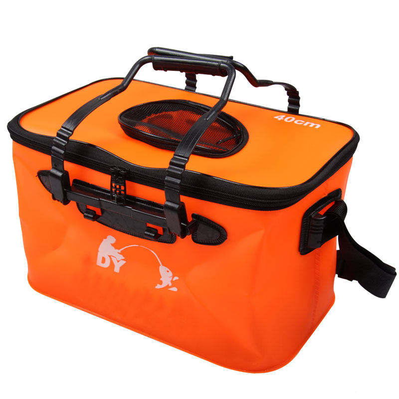 eva鱼护箱活鱼一体折叠小钓箱打水水桶钓鱼包袋钓箱