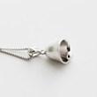 Niche Design S925 Silver Silver Bells Film Chain Female Cold Wind Chain Net Red Simple Time Necklace Niche Design S925 Silver Silver Bells Film Chain Female Cold Wind Chain Net Red Simple Time Necklace