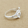 Personality versatile minimalist design S925 sterling silver jewelry fashion branches plum blossom opening ring women's ring adjustable Personality versatile minimalist design S925 sterling silver jewelry fashion branches plum blossom opening ring women's ring adjustable