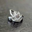 Original design s925 sterling silver jewelry beautiful and simple Chinese style lotus manual opening ring female ring female ring Original design s925 sterling silver jewelry beautiful and simple Chinese style lotus manual opening ring female ring female ring
