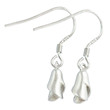 Original design s925 sterling silver earrings temperament Magnolia ear ring female small fresh literary and artistic white fungus rose earrings Original design s925 sterling silver earrings temperament Magnolia ear ring female small fresh literary and artistic white fungus rose earrings