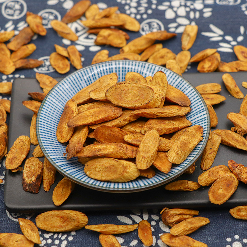 黄芪500克包邮中药材制黄甘肃正品蜂蜜炒制片北其他药食同源食品