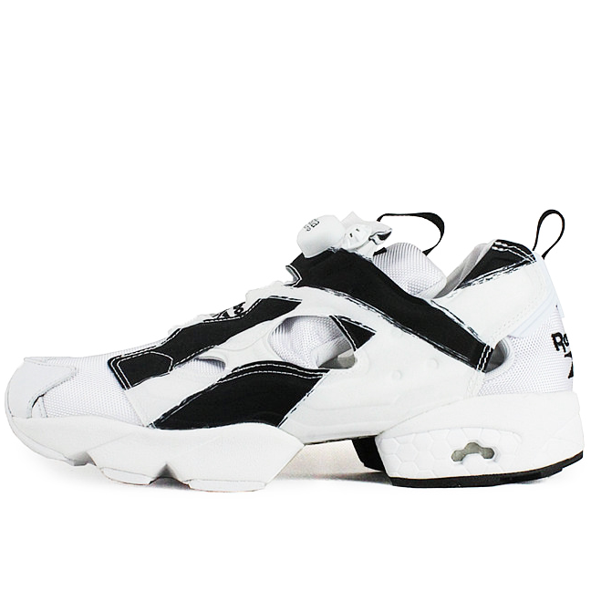 reebok锐步pumpfuryob男子黑白奥利利奥充气运动休闲鞋